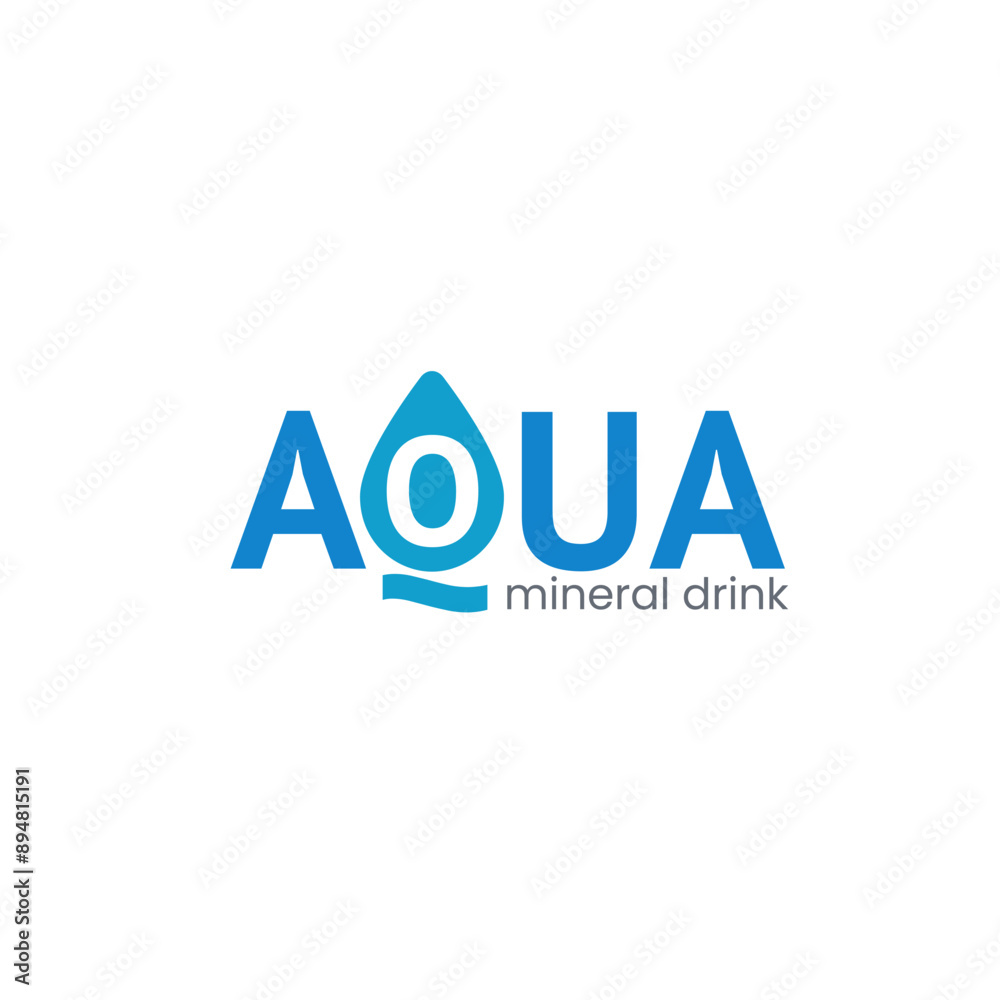 Initial Q Water Droplet Typography Logo Identity. Water Droplets Logo Simple and Flat logo Initial Q Water Droplet Typography Logo Identity. Water Droplets Logo Simple and Flat logo
