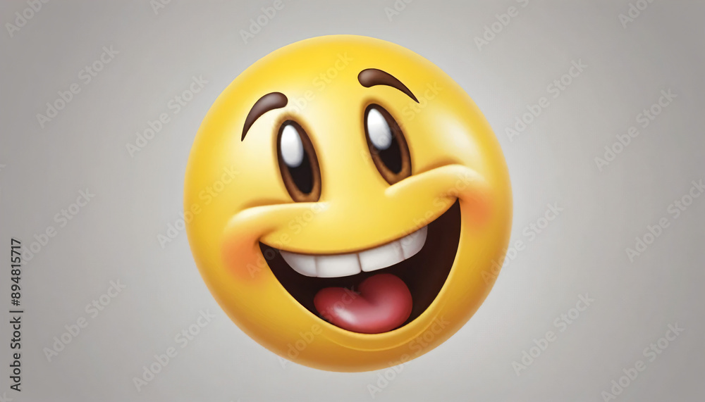 Fototapeta premium 3d smiley face