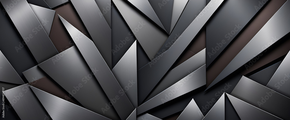 Obraz premium illustrazione con elementi geometrici astratti a tema contemporaneo