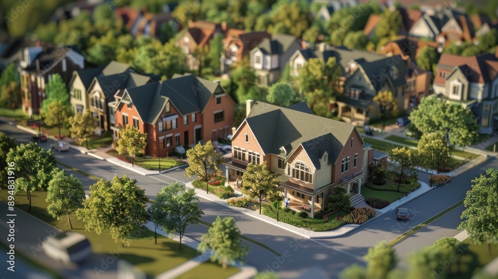 Generate a photo realistic image of a maquette illustrating a residential development with townhouses, green spaces, and community facilities; ensure the image is of high resolution . Generate a photo realistic image of a maquette illustrating a residential development with townhouses, green spaces, and community facilities; ensure the image is of high resolution .
