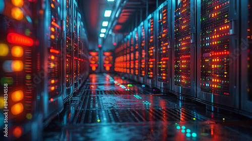 Digital server room with co...