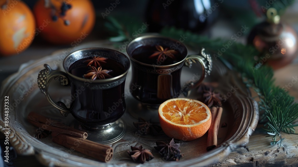 Spiced citrus mulled wine for Christmas Spiced citrus mulled wine for Christmas