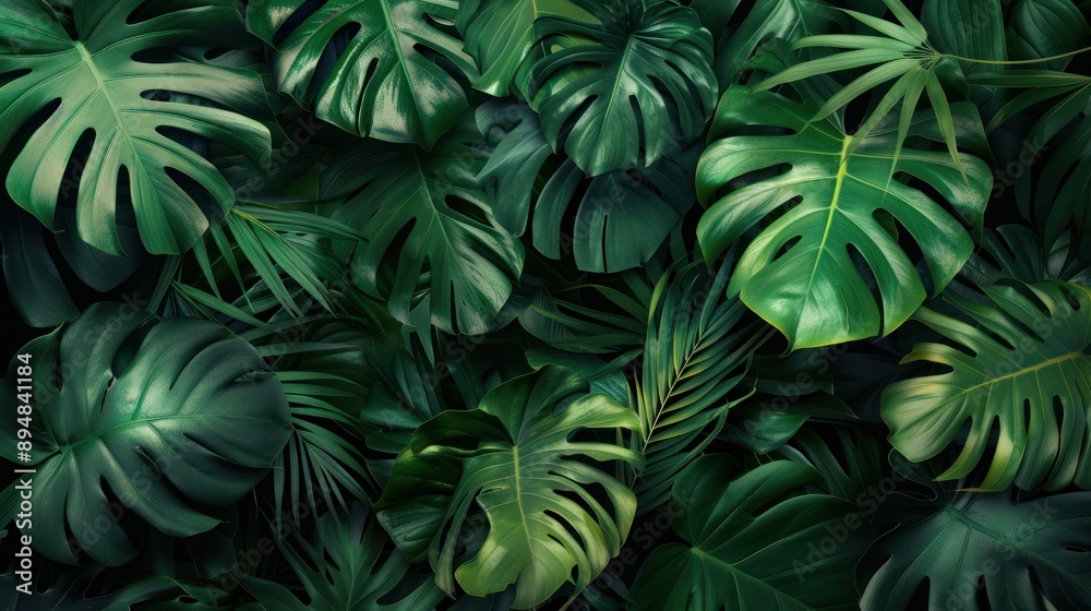 Fototapeta premium Tropical Leaf Background