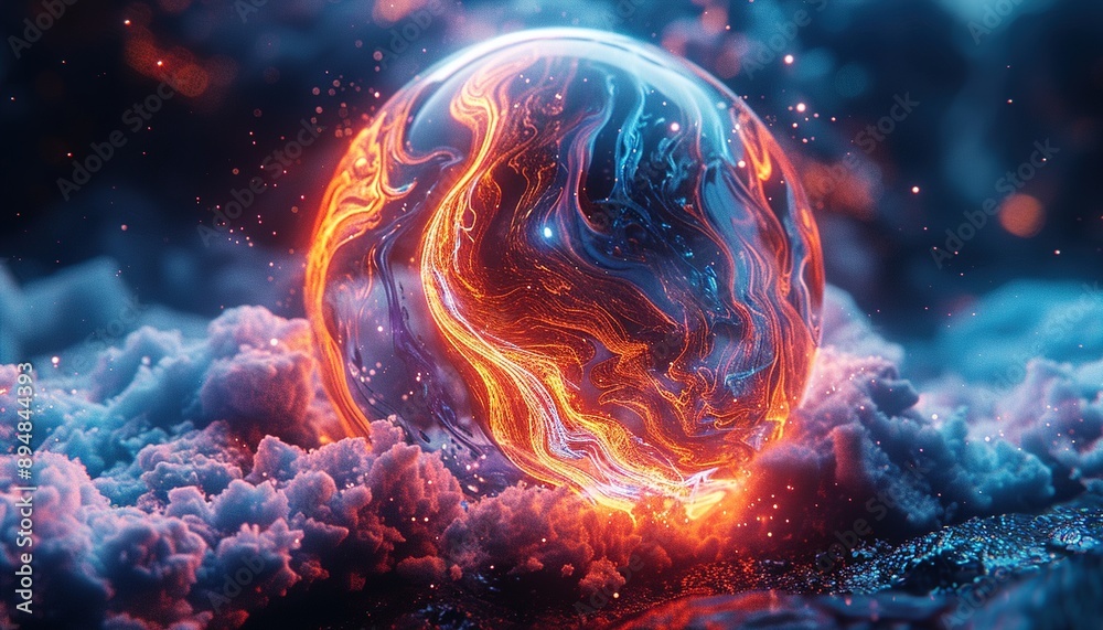 Iridescent bubble Iridescent bubble