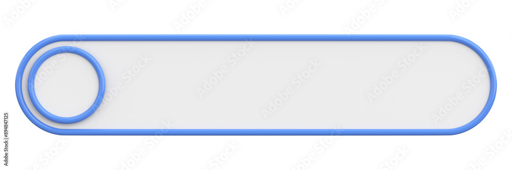 Profile tab. Social media profile. 3D illustration. Profile tab. Social media profile. 3D illustration.