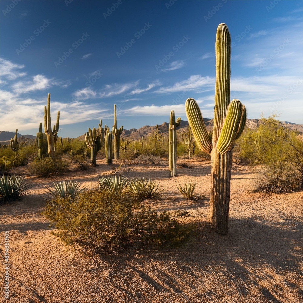 Mexican desert, AI generated Mexican desert, AI generated