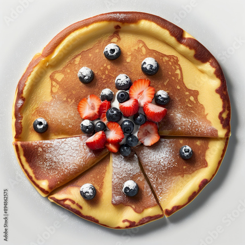 Dutch Pancake Ilustration Design Very Delicious photo