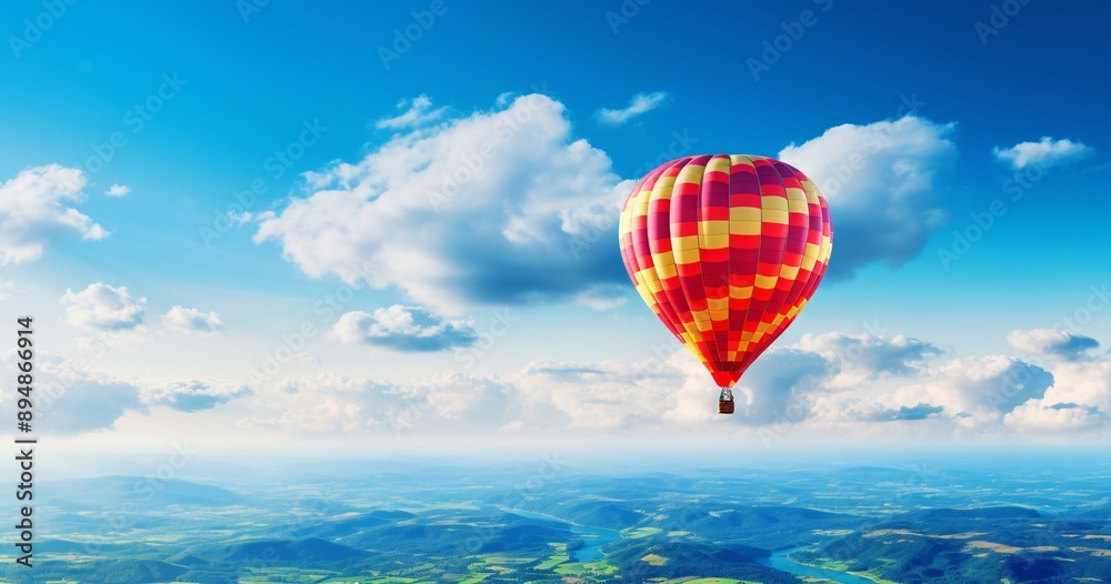 balloon beautiful background, hot air balloon, sky, transportation concept balloon beautiful background, hot air balloon, sky, transportation concept