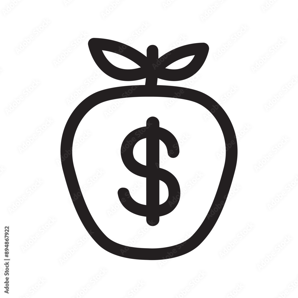 Perk icon in thin line style. Vector illustration graphic design Perk icon in thin line style. Vector illustration graphic design