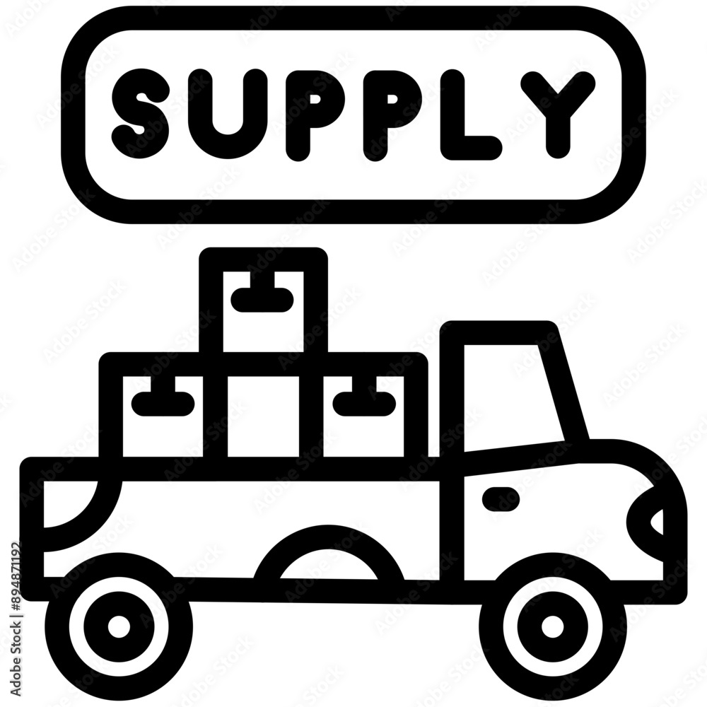 Obraz premium Supply Icon