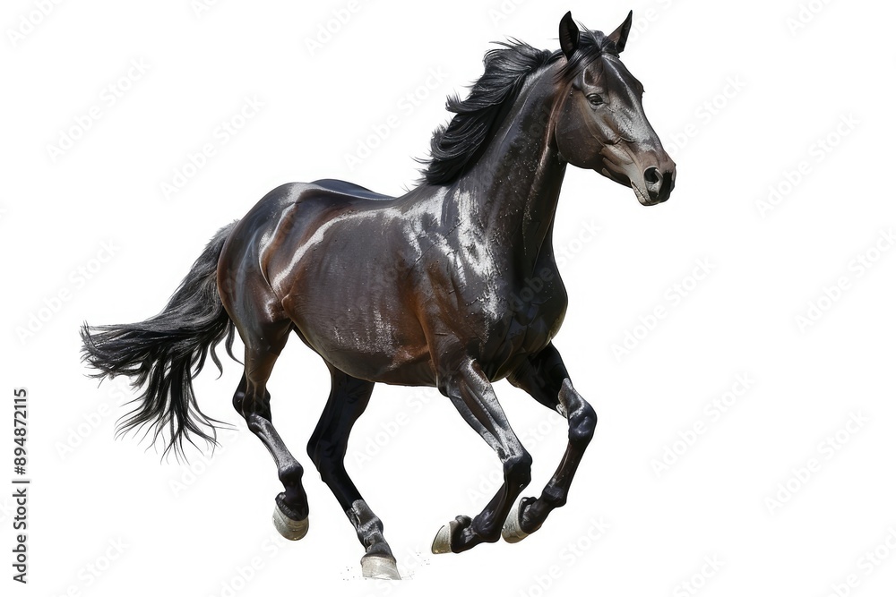 horse isolated on white horse isolated on white