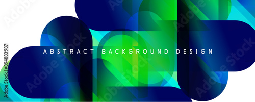 Trendy simple fluid color gradient abstract background with circles and shapes. Vector Illustration For Wallpaper, Banner, Background, Card, Book Illustration, landing page