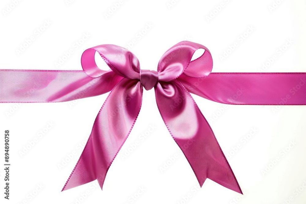 pink bow isolated on white background pink bow isolated on white background