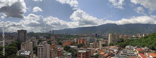 panorama of caracas city, venezuela