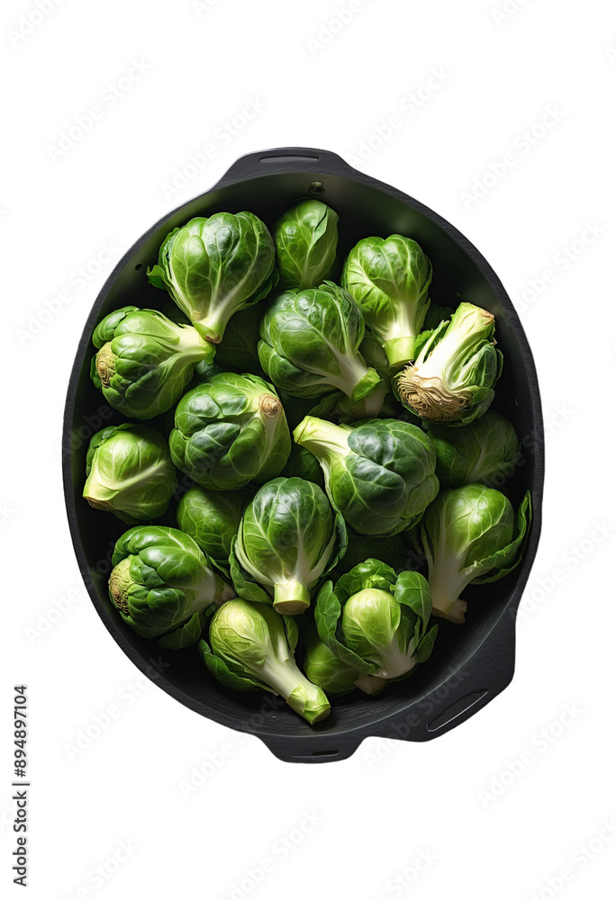 delicious Brussels sprouts isolated on white background delicious Brussels sprouts isolated on white background