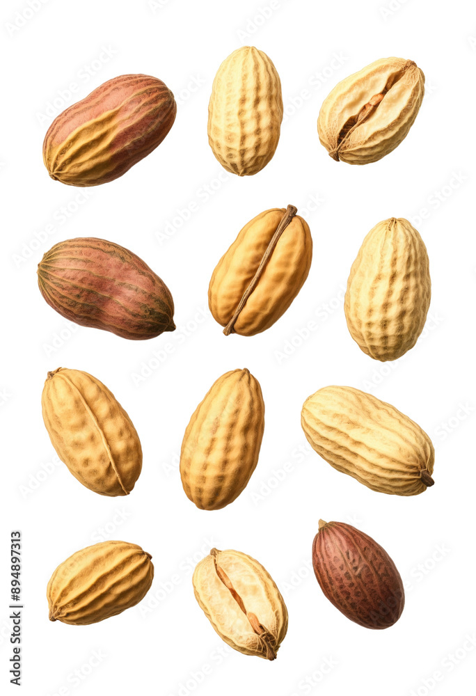 delicious Peanuts isolated on white background delicious Peanuts isolated on white background