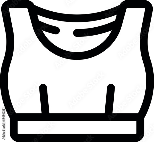 Sports bra, representing an active lifestyle and a dedication to fitness and well being