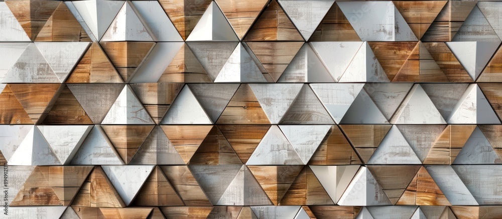 Wooden Triangles Wall Texture Wooden Triangles Wall Texture