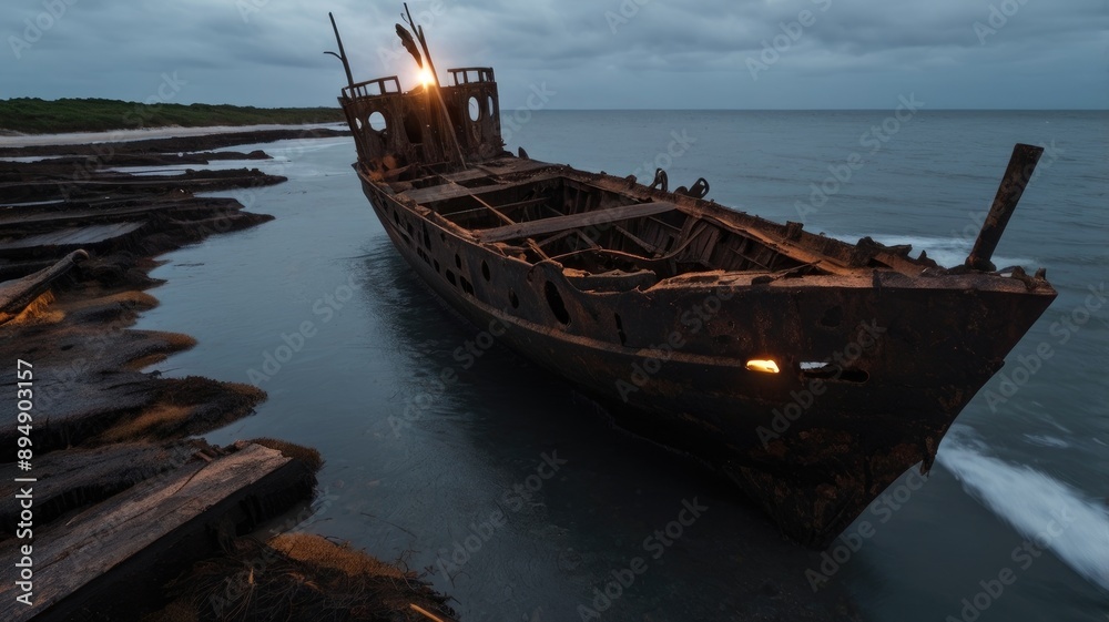 old boat in the sea old boat in the sea