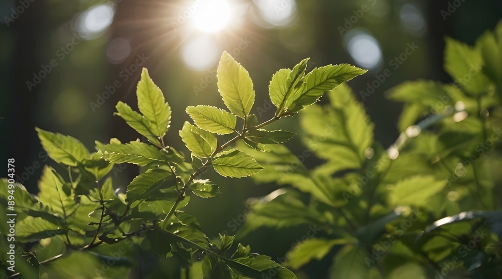 A backdrop of summer natural conditions with blurry green color and bright warm sunlight, creates a peaceful and serene scene. A backdrop of summer natural conditions with blurry green color and bright warm sunlight, creates a peaceful and serene scene.