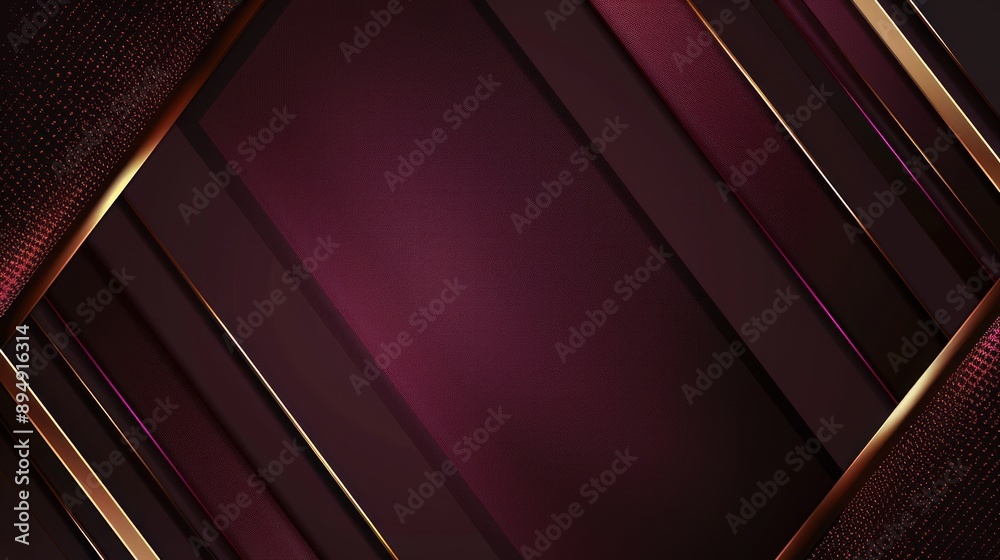Elegant maroon and gold background with sleek lines Elegant maroon and gold background with sleek lines