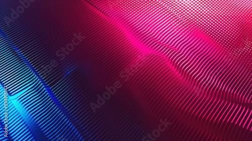 Wallpaper Mural Vibrant abstract background with wavy lines in red and blue. Torontodigital.ca