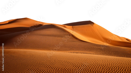 Fototapeta Naklejka Na Ścianę i Meble -  Sand Dune Landscape Isolated, Transparent PNG Background