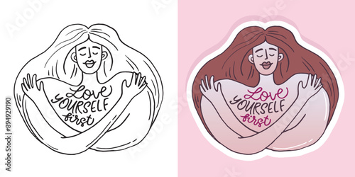 Trendy hand drawn doodle lettering quote. Lettering for t-shirt design, mug print, bag print, clothes fashion. 100% hand drawn vector image.
