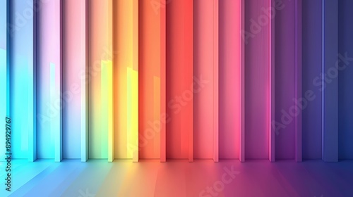 Colorful abstract background with vertical gradient stripes, creating a vibrant and dynamic visual effect perfect for various design projects.