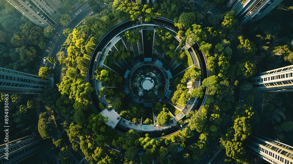 Green futuristic skyscraper, environment and architecture concepts Green futuristic skyscraper, environment and architecture concepts