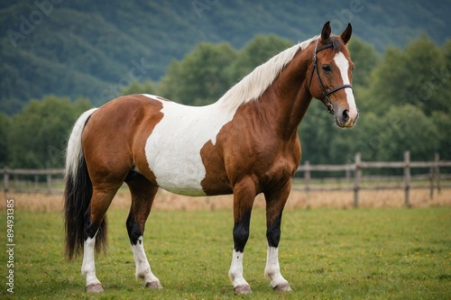 beautiful American Paint Horse breed.