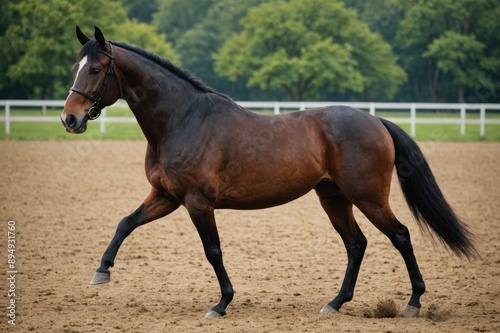beautiful American Standardbred Horse breed.