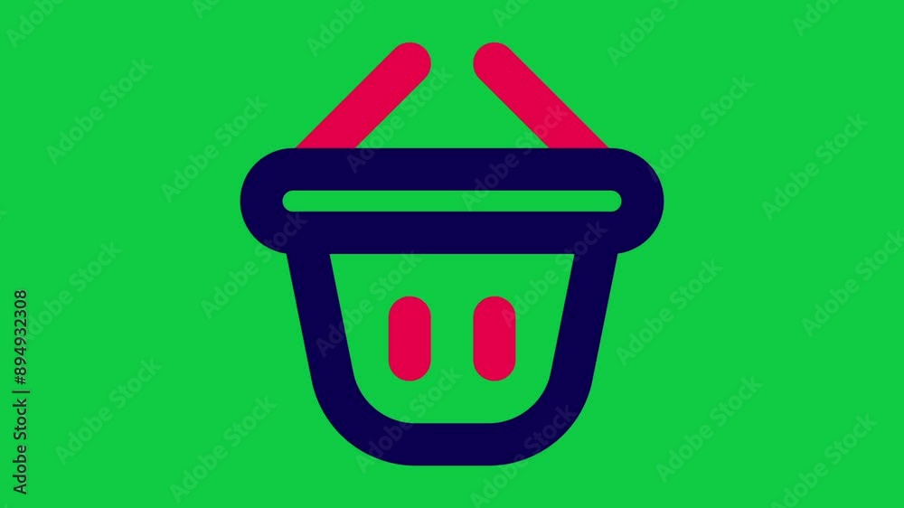 Basket motion icon. which can be used for various purposes such as websites, mobile apps, presentation and others. Basket motion icon. which can be used for various purposes such as websites, mobile apps, presentation and others.