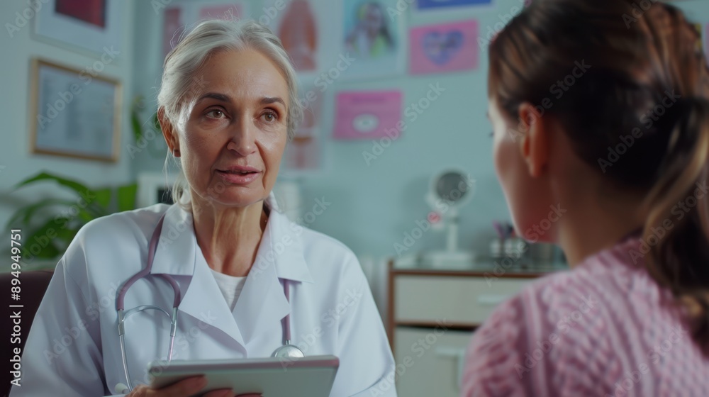 The doctor and patient consultation The doctor and patient consultation
