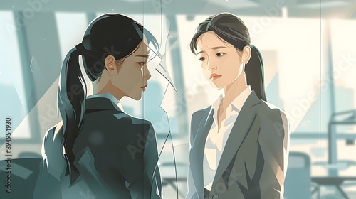 Shattered Reflections: A Glimpse into the Fragmented Soul of a Broken Heart