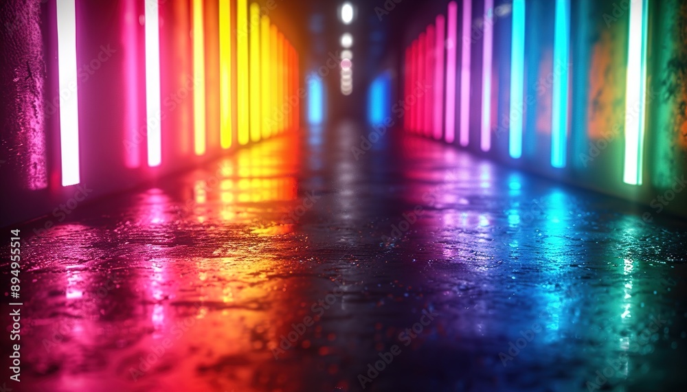 Multicolored lines background Multicolored lines background
