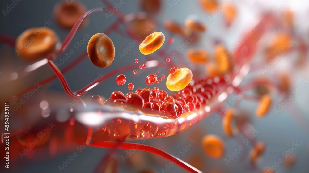 Fat clogs blood. The accumulation of excess fat, particularly ...