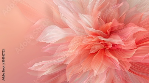 Closeup of Delicate Pink Fabric Layers