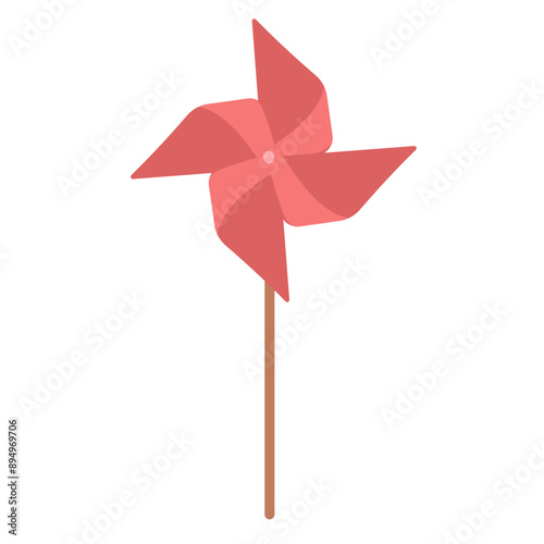 風車のイラスト