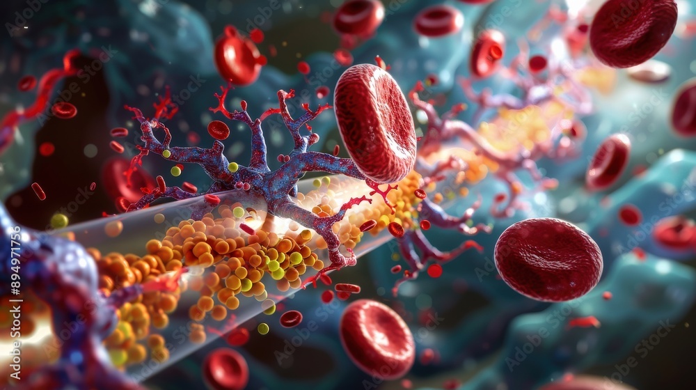 Fat clogs blood. The accumulation of excess fat, particularly ...