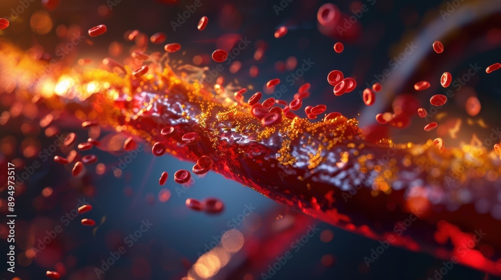 Fat clogs blood. The accumulation of excess fat, particularly ...