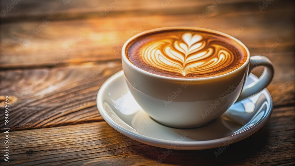 Cup of hot latte art coffee with selective focus, latte art, cup, hot, coffee, beverage, drink, foam, froth, cappuccino, espresso Cup of hot latte art coffee with selective focus, latte art, cup, hot, coffee, beverage, drink, foam, froth, cappuccino, espresso