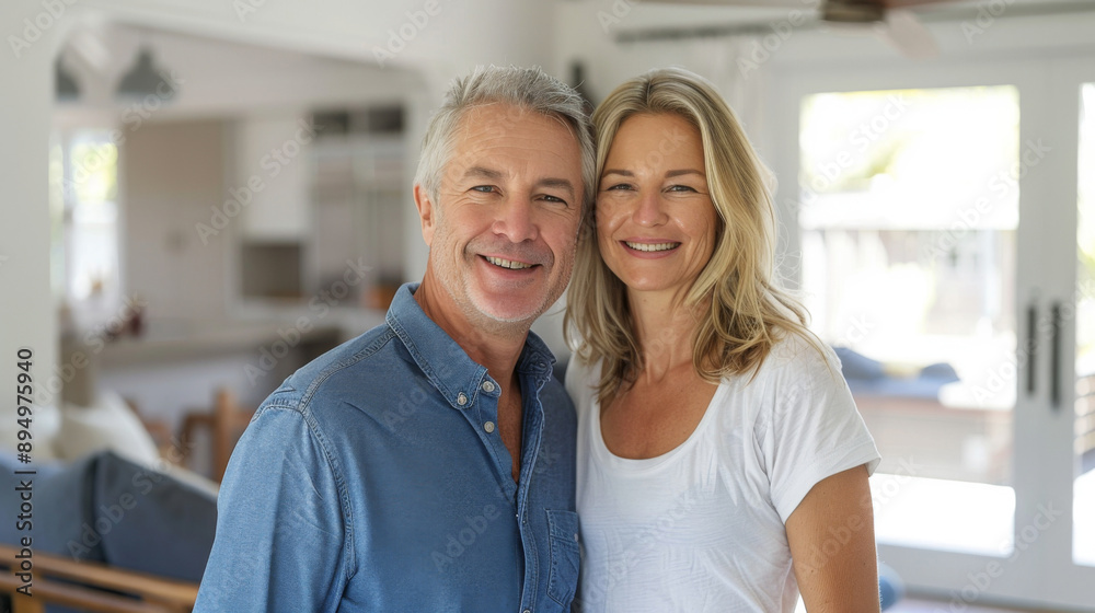 Fototapeta premium A Love Story Continues: A Couple's Enduring Bond Captures Hearts