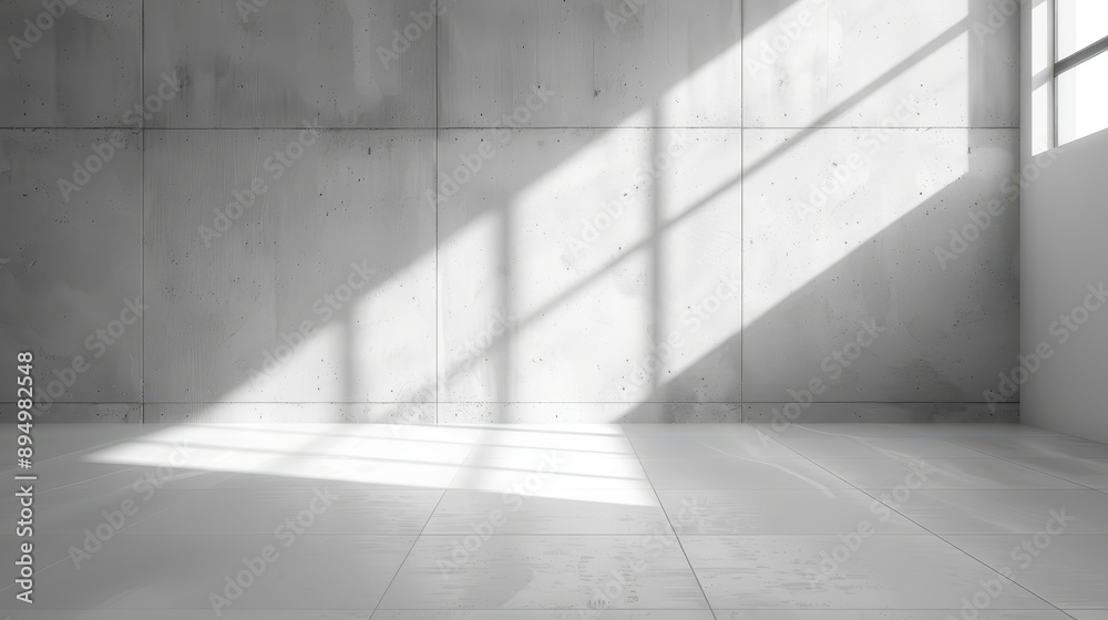 A large, empty room with a window that lets in sunlight. The room is bare and stark, with no furniture or decorations. The sunlight streaming in through the window creates a warm, inviting atmosphere A large, empty room with a window that lets in sunlight. The room is bare and stark, with no furniture or decorations. The sunlight streaming in through the window creates a warm, inviting atmosphere
