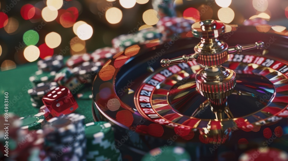 The Roulette Wheel and Chips The Roulette Wheel and Chips