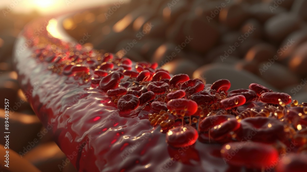 Fat clogs blood. The accumulation of excess fat, particularly ...