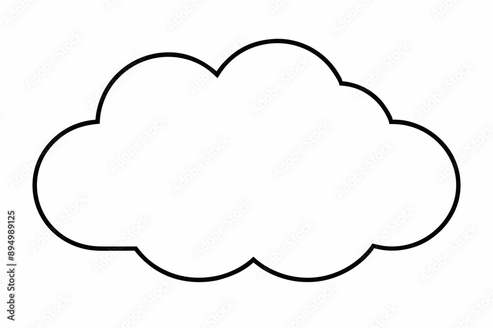 Cloud with White Background Vector Illustration, Cartoon, Clipart, and Line Art Design, Cloud vector illustration, cartoon, clipart, and line art with a white background Cloud with White Background Vector Illustration, Cartoon, Clipart, and Line Art Design, Cloud vector illustration, cartoon, clipart, and line art with a white background