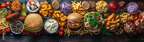 Wallpaper Mural Fast Food Product Collage Torontodigital.ca