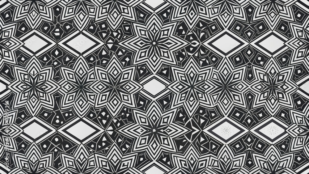 Black and white classic geometric seamless pattern, monochrome, abstract, design, texture, repeat, tile, minimal, elegant Black and white classic geometric seamless pattern, monochrome, abstract, design, texture, repeat, tile, minimal, elegant