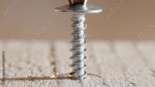 close up of screw